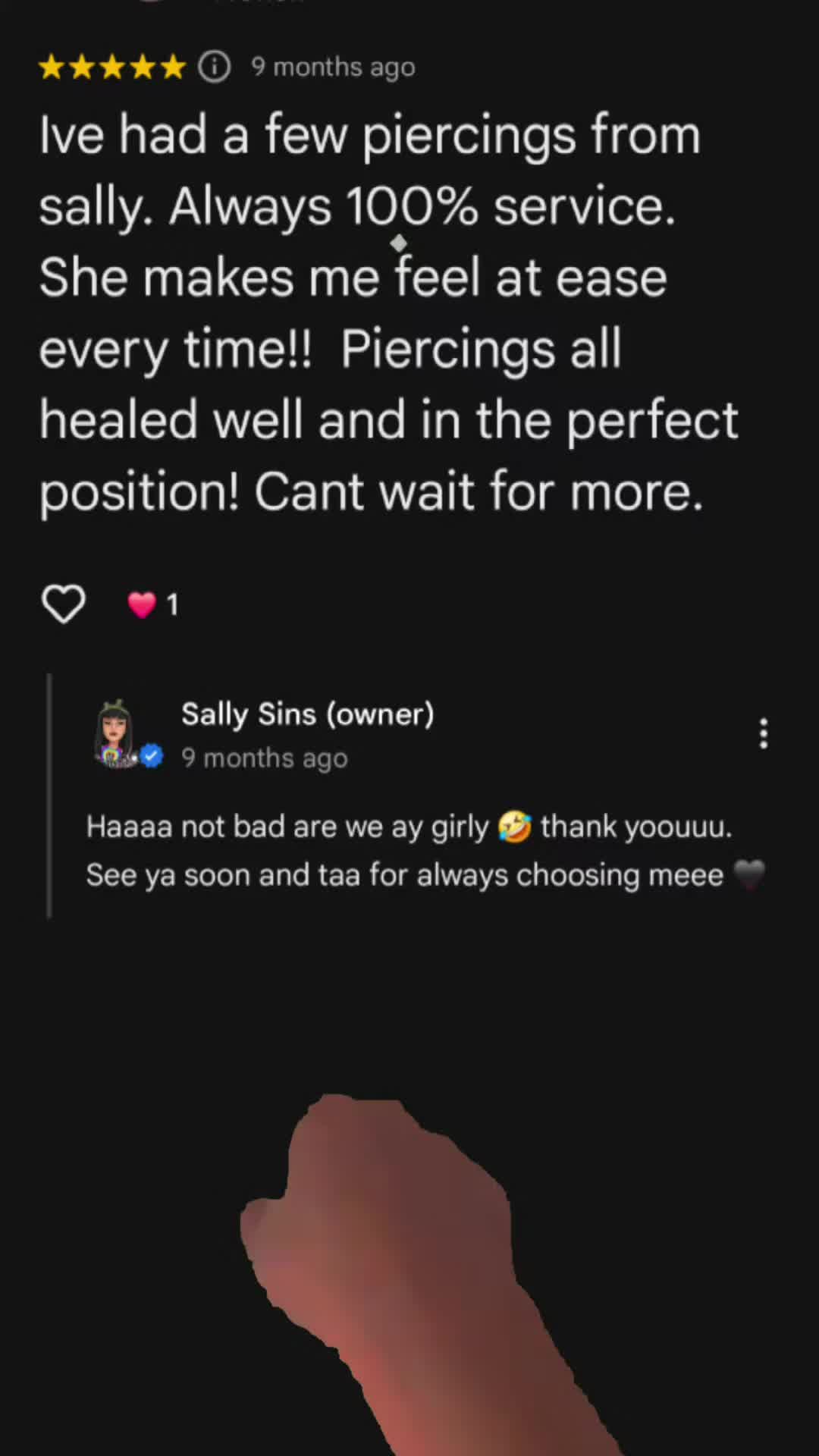 @Sally Sins Piercing Studio