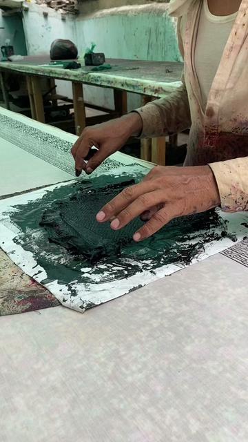 @Wooden Stamp Printing