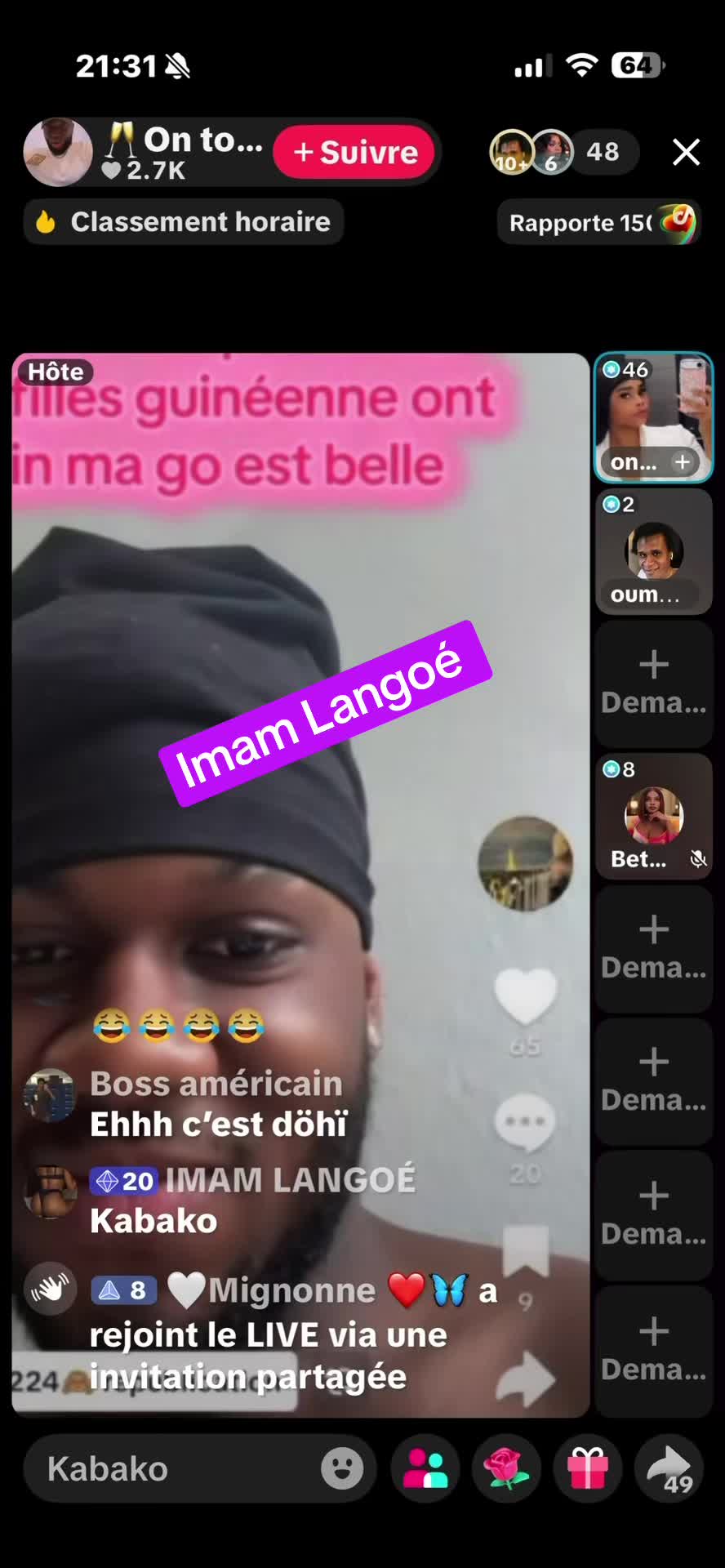 @IMAM LANGO&Eacute;