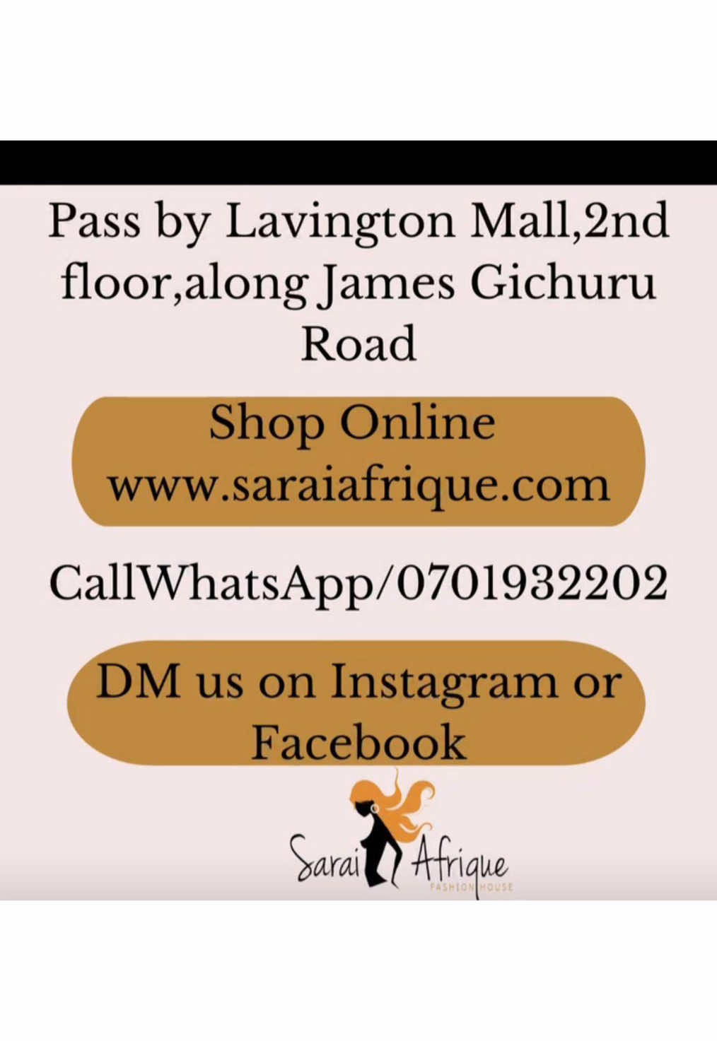 @Sarai Afrique