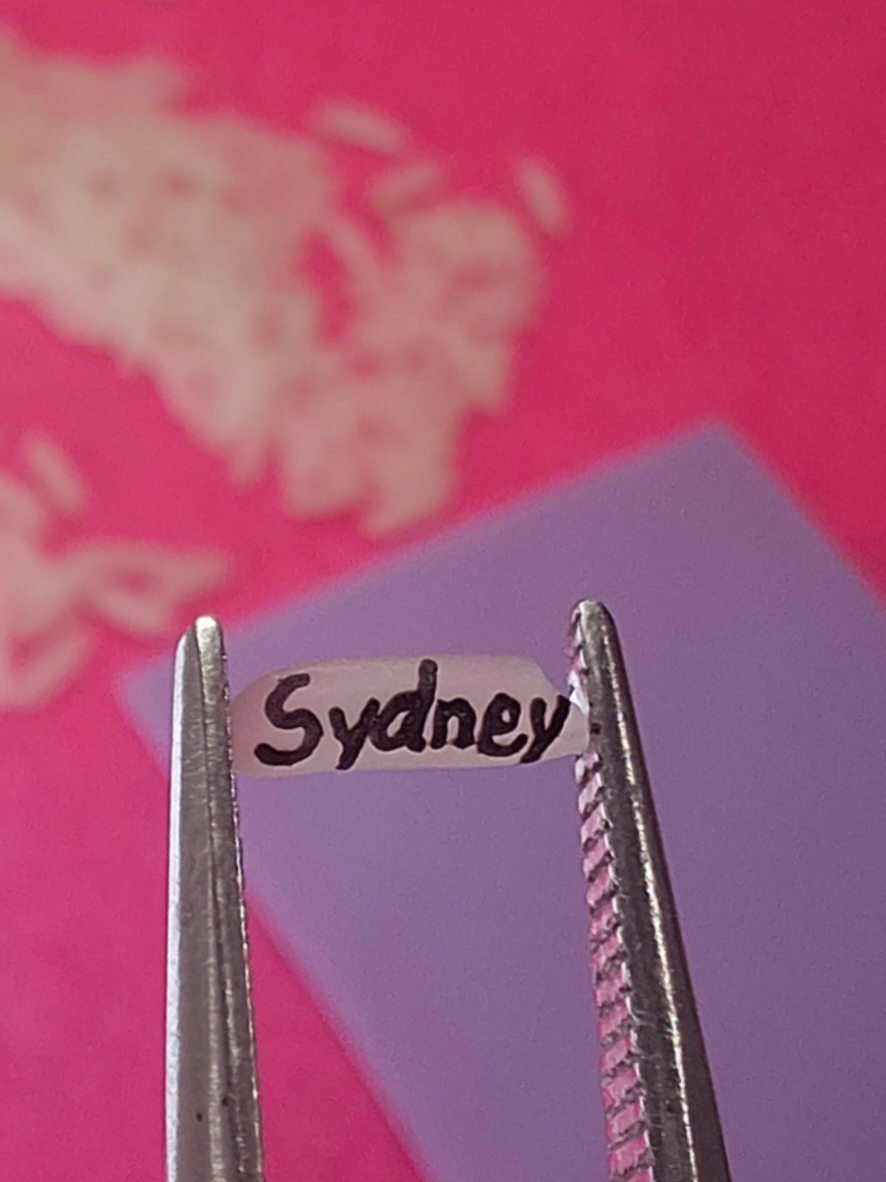 @Gail 🇦🇺 writing on rice
