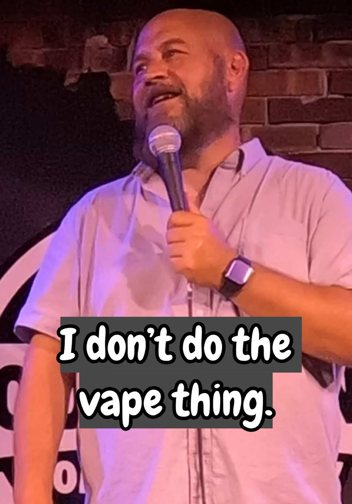 @Comedian Mike Baldwin