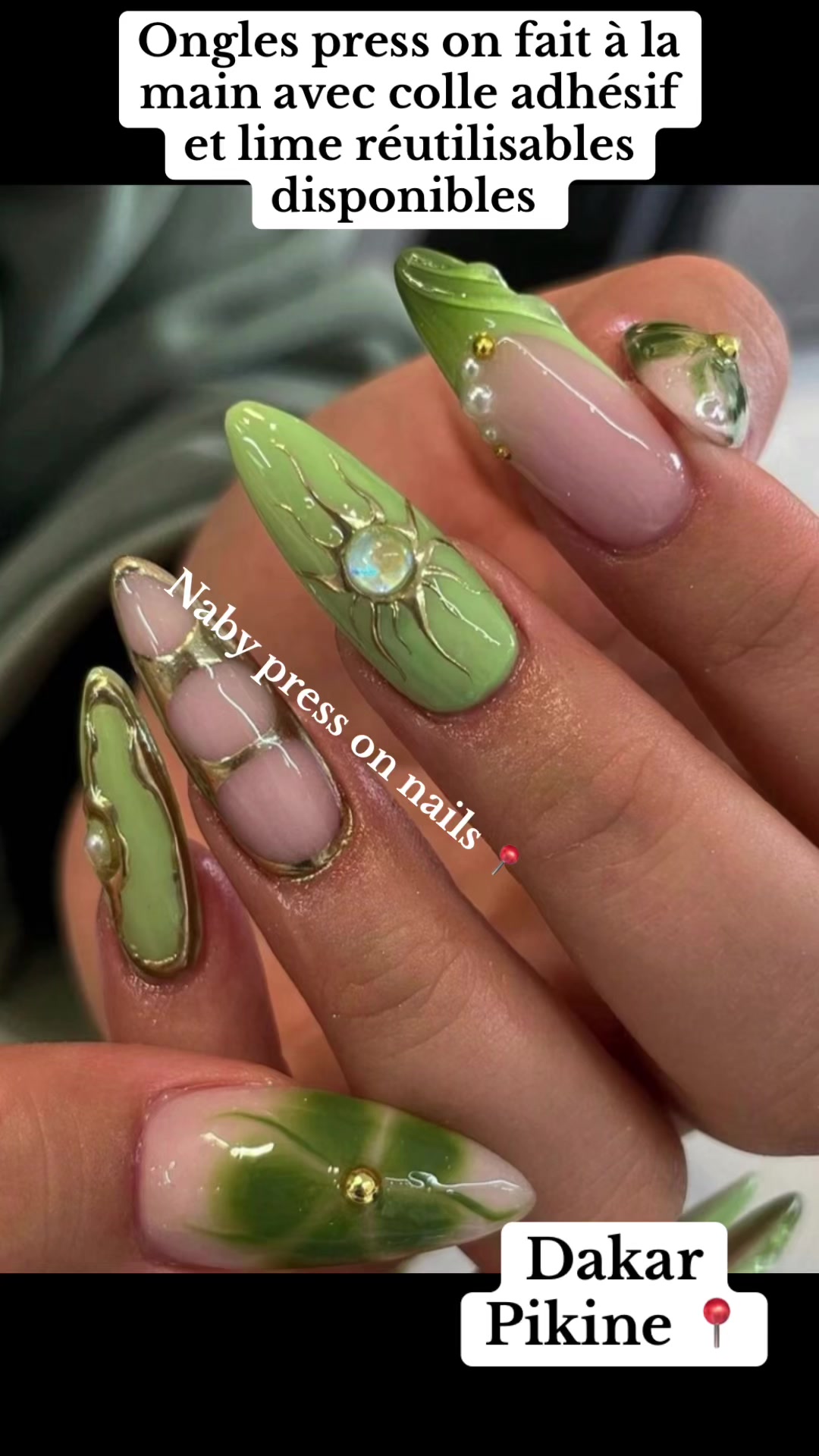 @Naby press on nails 💅