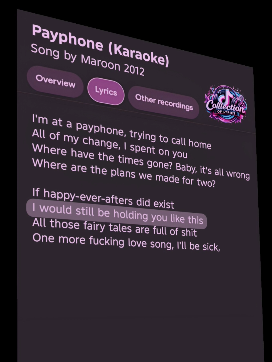 @#Collection Of Lyrics