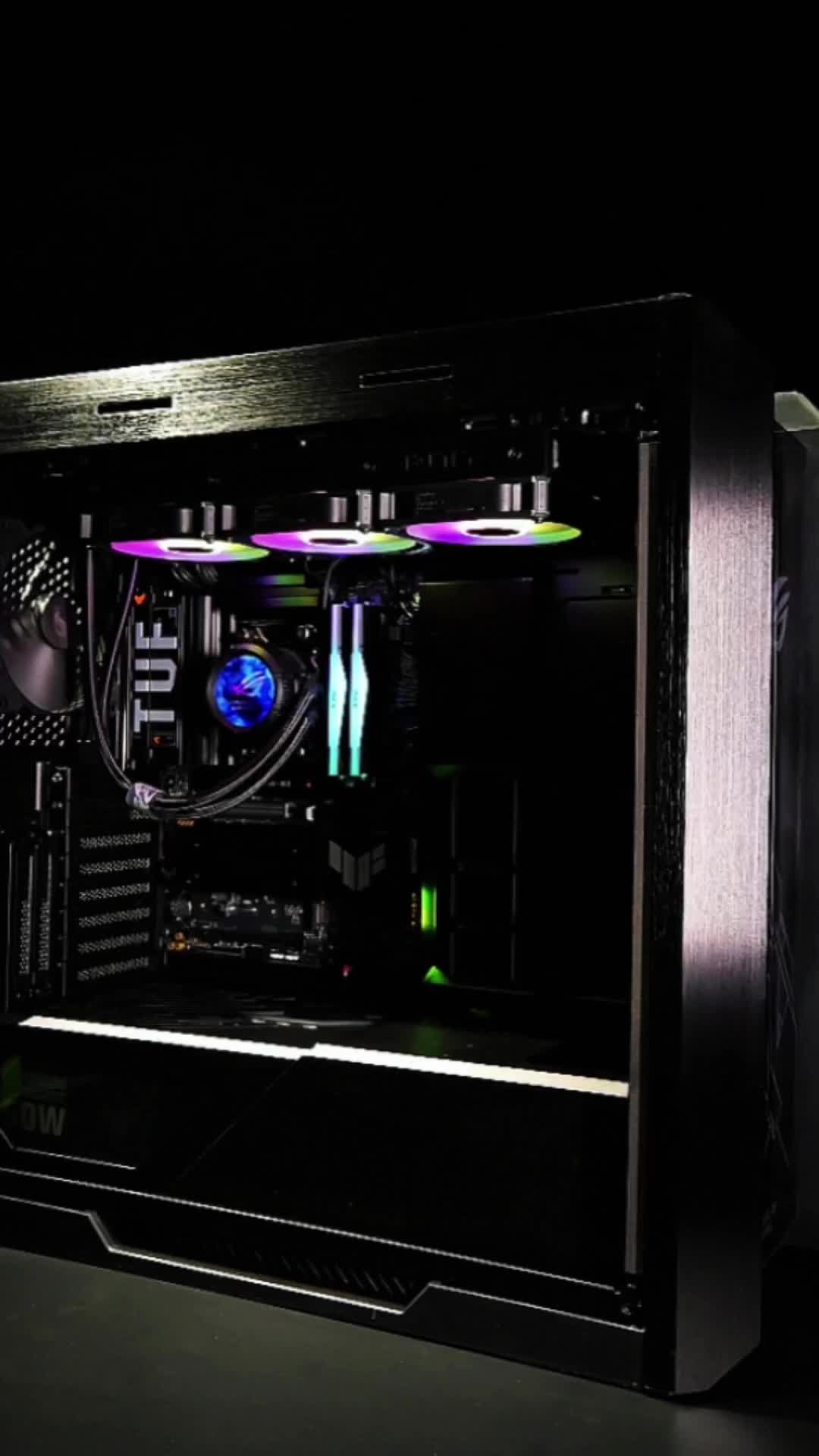 Build Black Gaming PC : Ryzen 7 9800x3D | PC Build ASMR (@pc.build.asmr98)