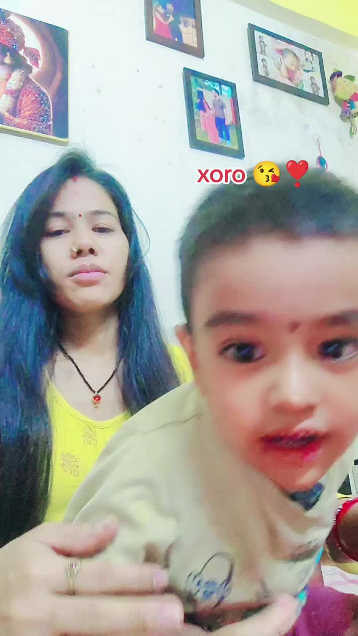 @Aadi & Aayu  Mom 🤗❤️💝