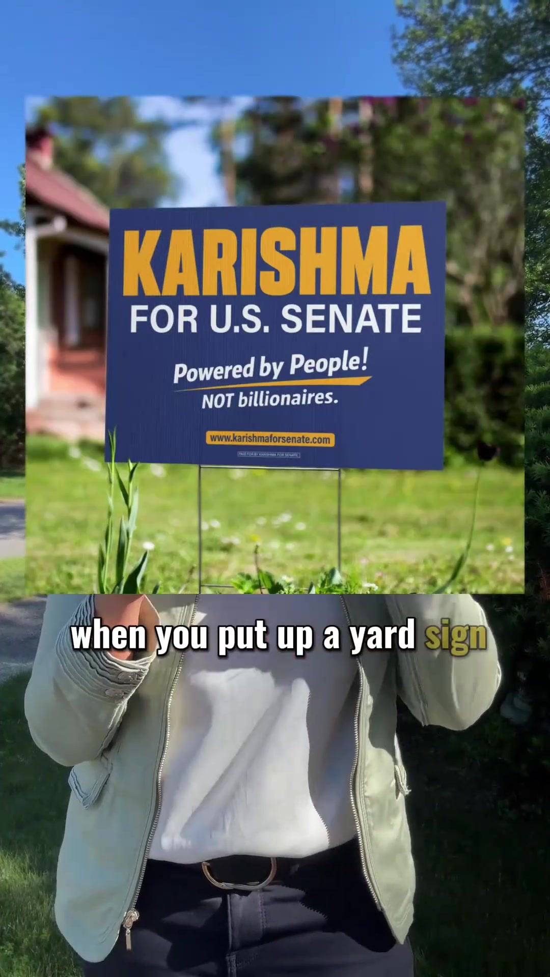 @Karishma for Senate
