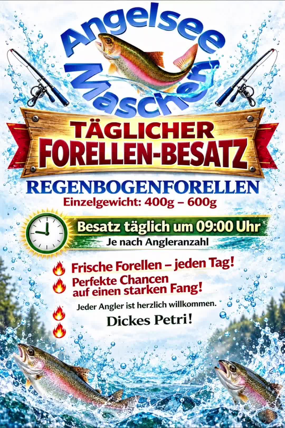 @🎣 Angelsee Maschen 🎣