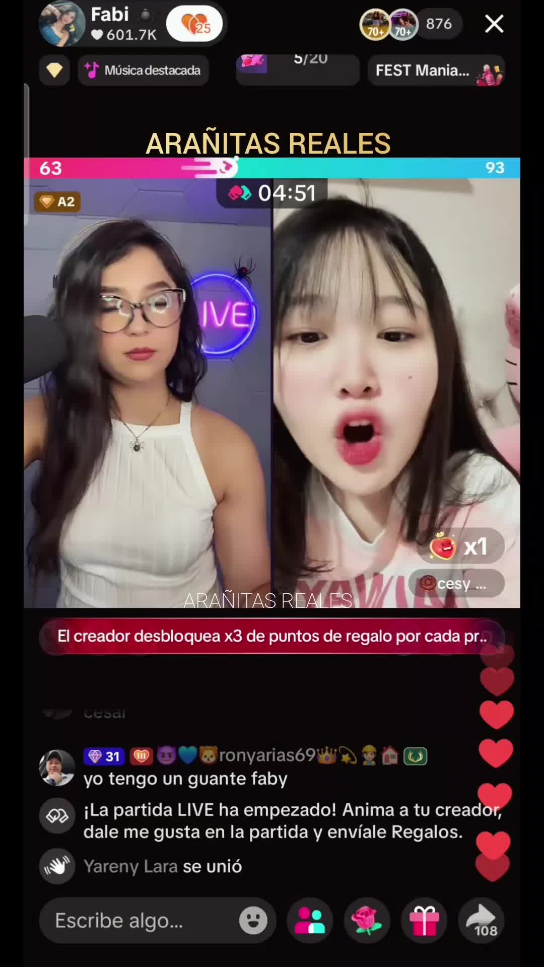 @🕷🍷Arañitas Reales 🎤🇬🇹