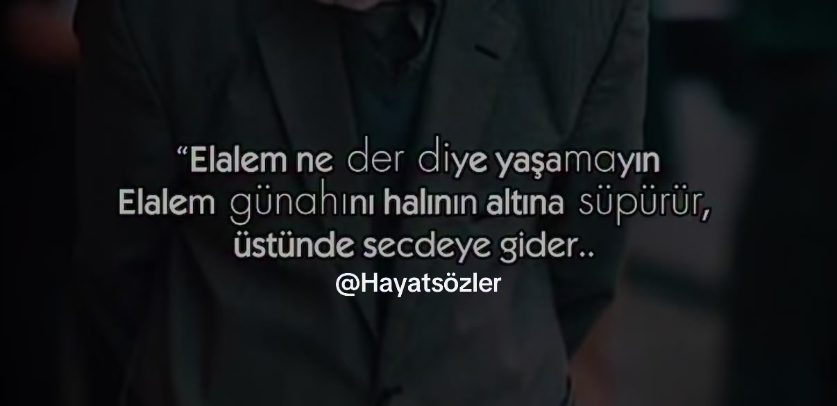 @Hayatsözler