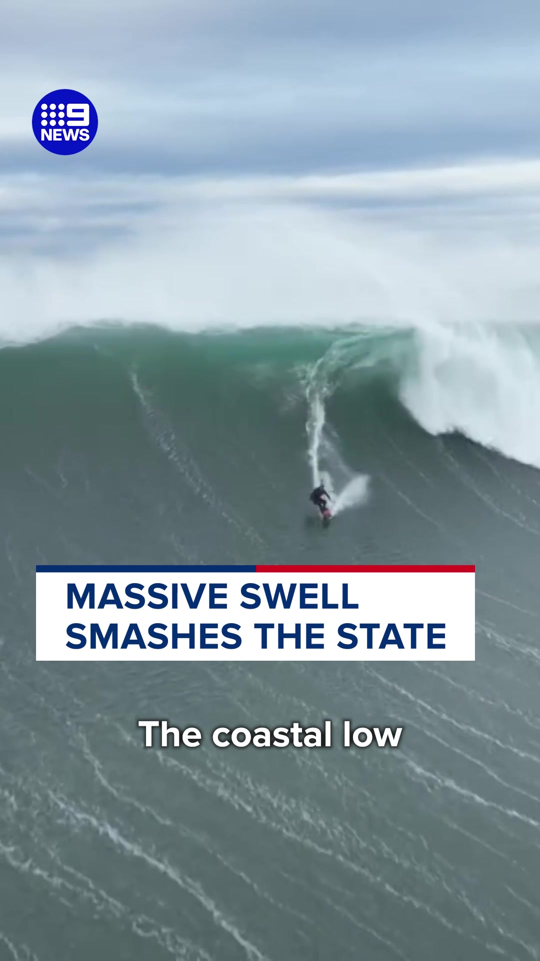 Massive swell has swept along the NSW | 9News Sydney (@9newssydney)