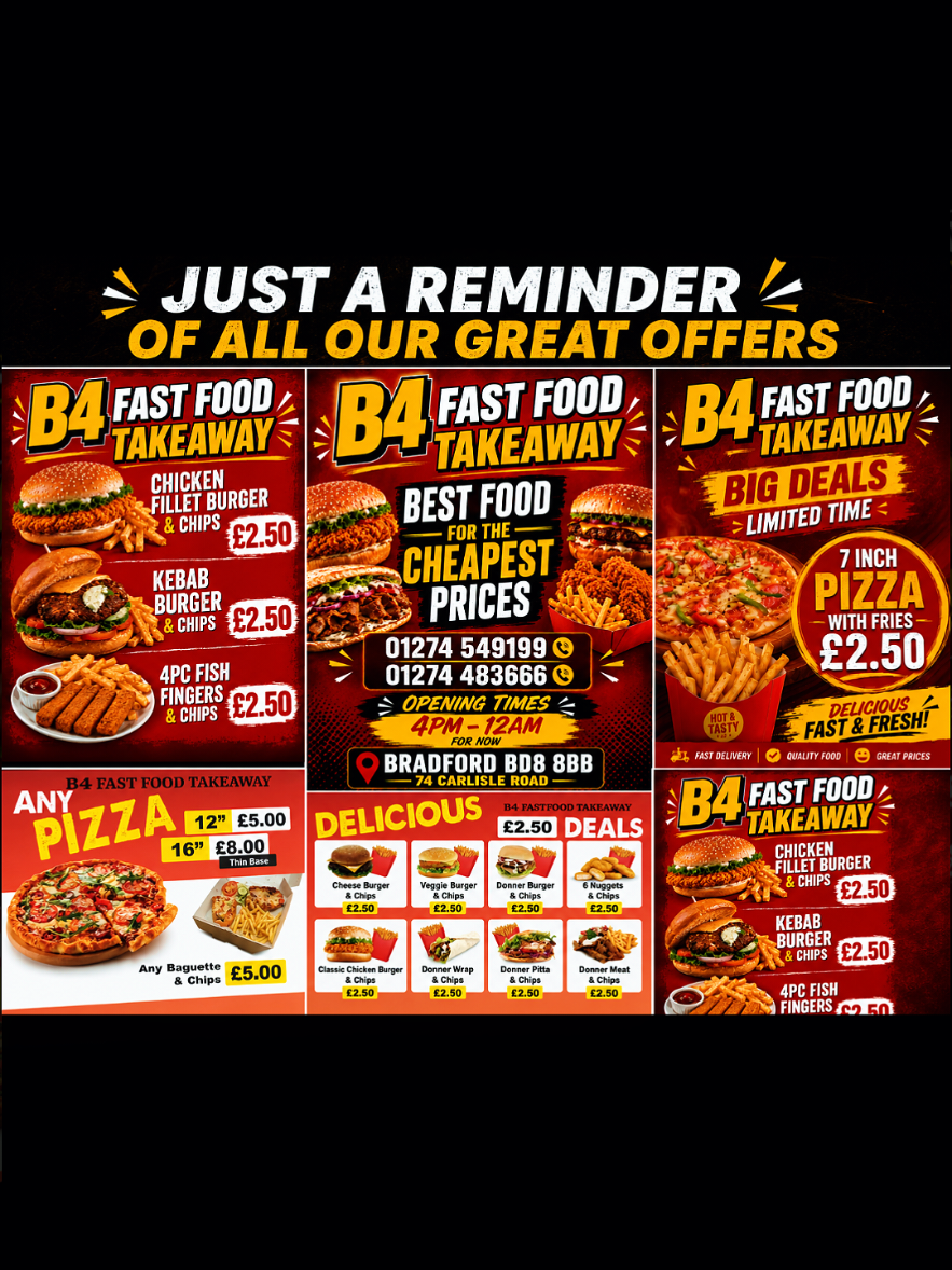 @B4FastFoodBradford