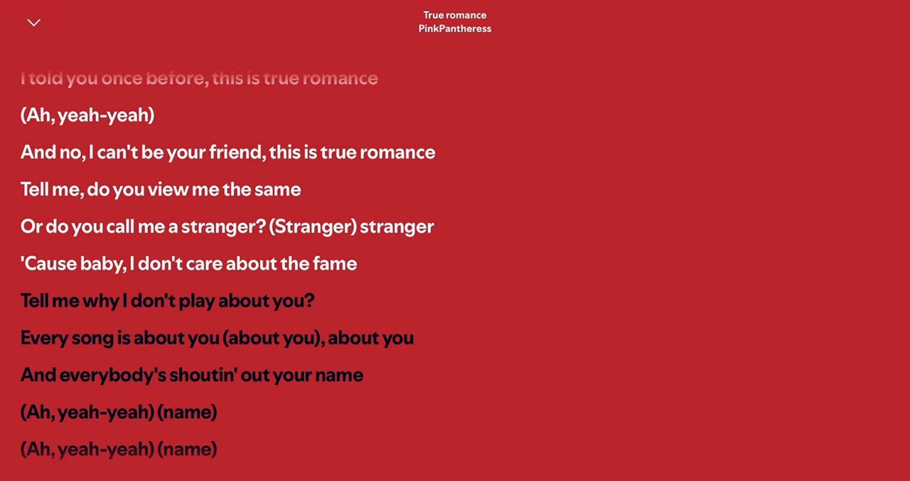 @Spotify Song Lyrics