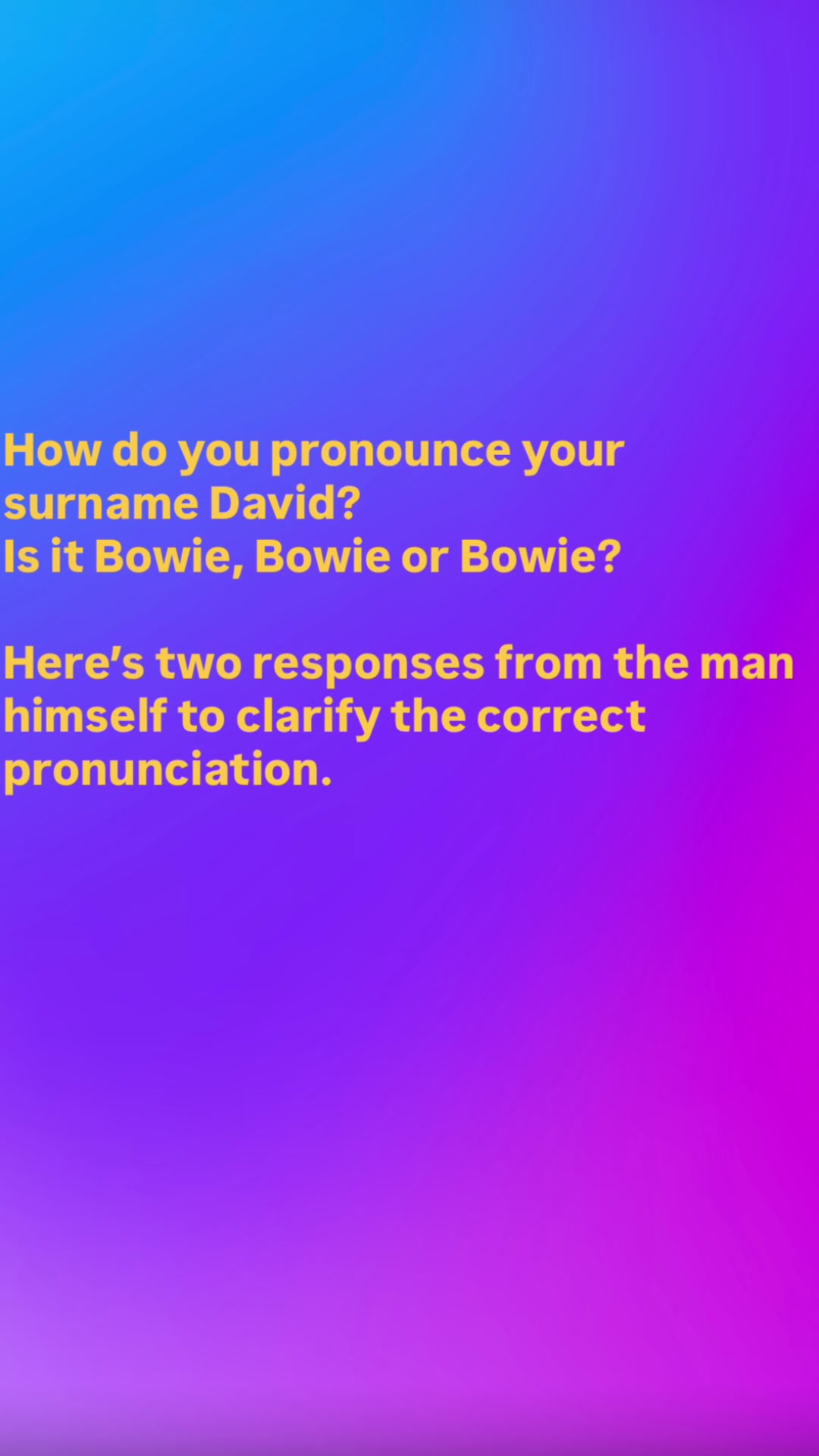 @DavidBowieGlamour Fan Account