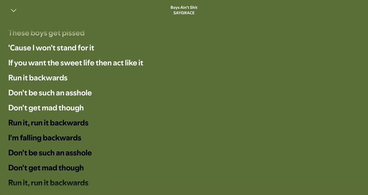 @Spotify Song Lyrics