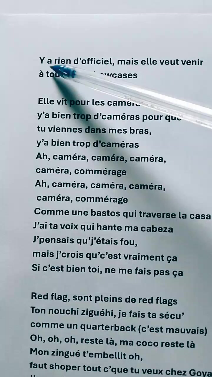 @lyrics Mélodie