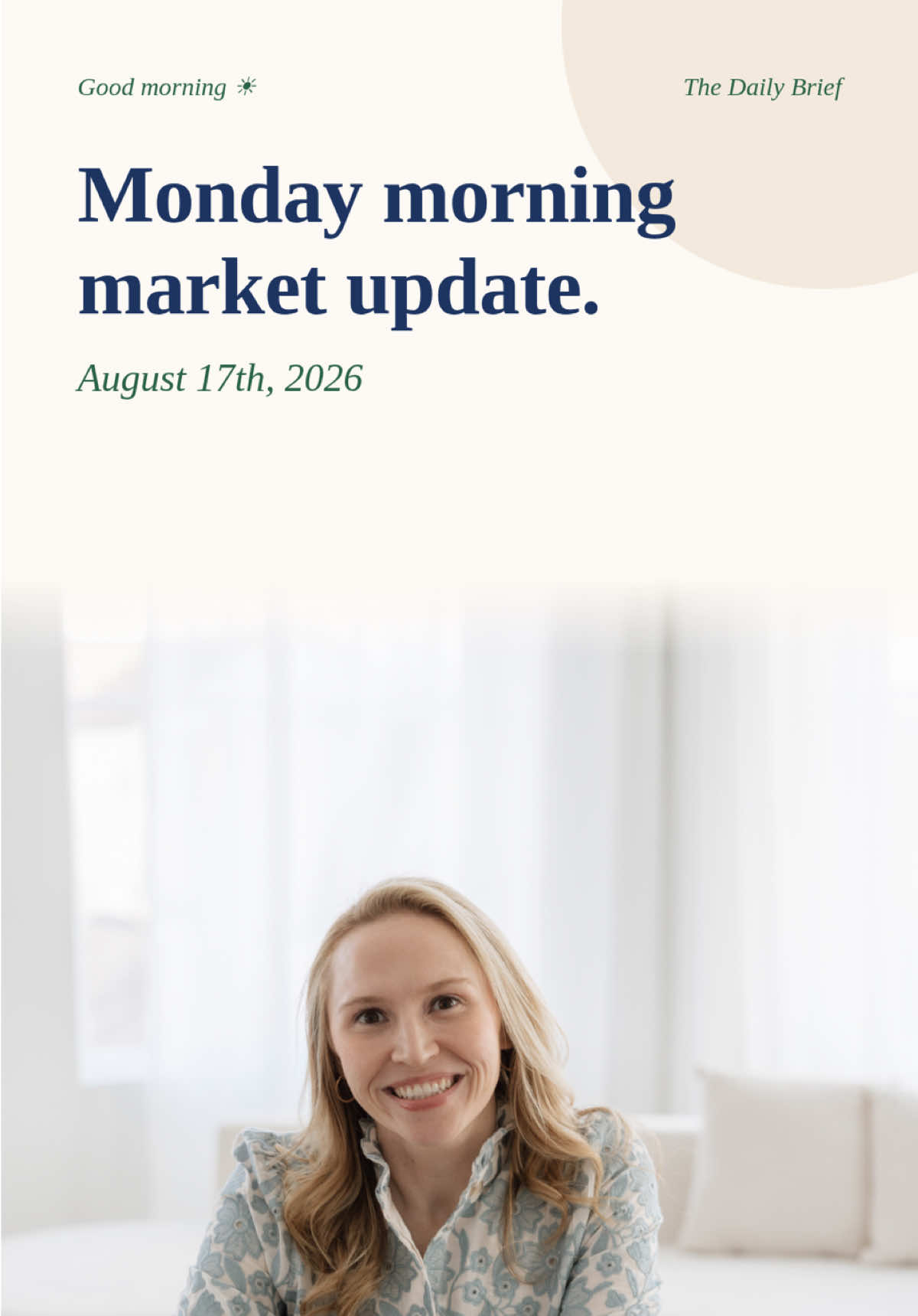 @Kristen Zisek | Market Updates