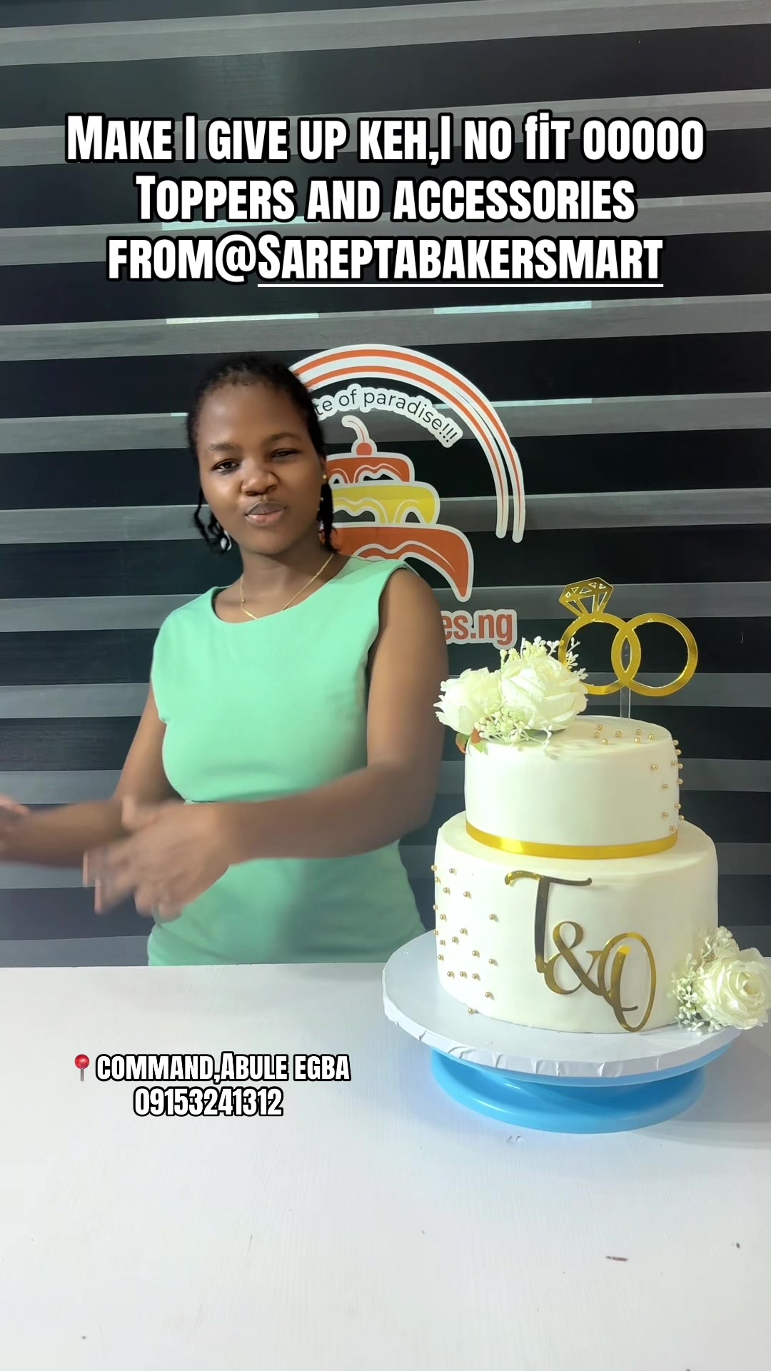 @Baker in command/abule egba 🎂