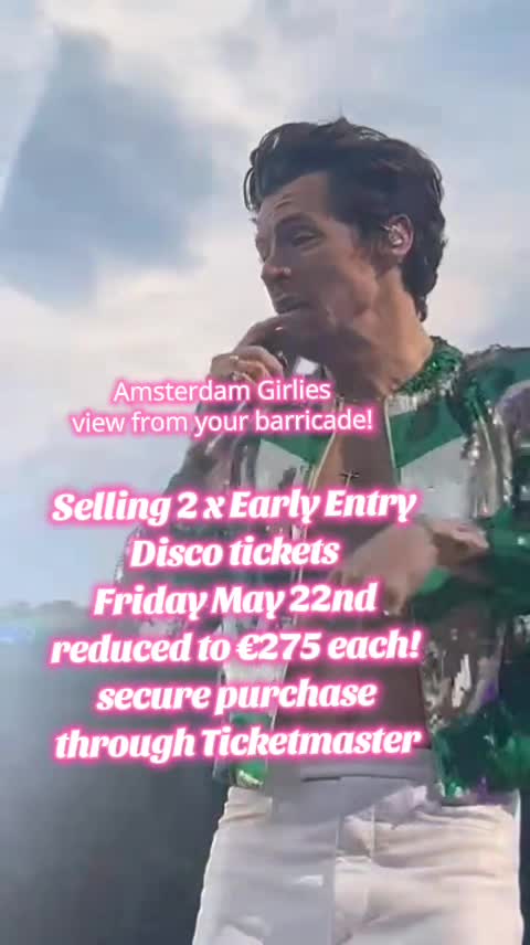 @2 x VIP Front Tix Fri 22nd May