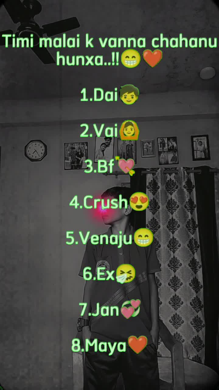 @TAPENDRA🔟    🚻   ❎.   🚹. ✅