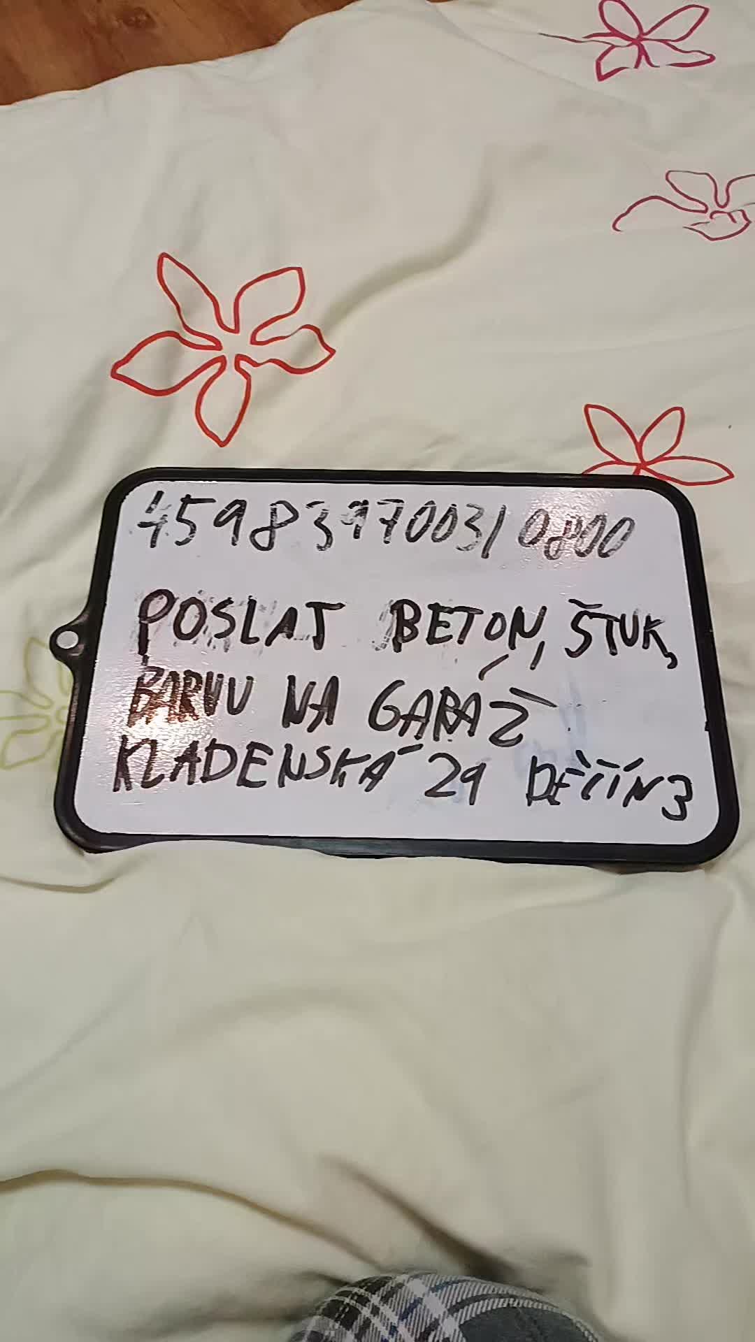 @Můžete posílat balíky