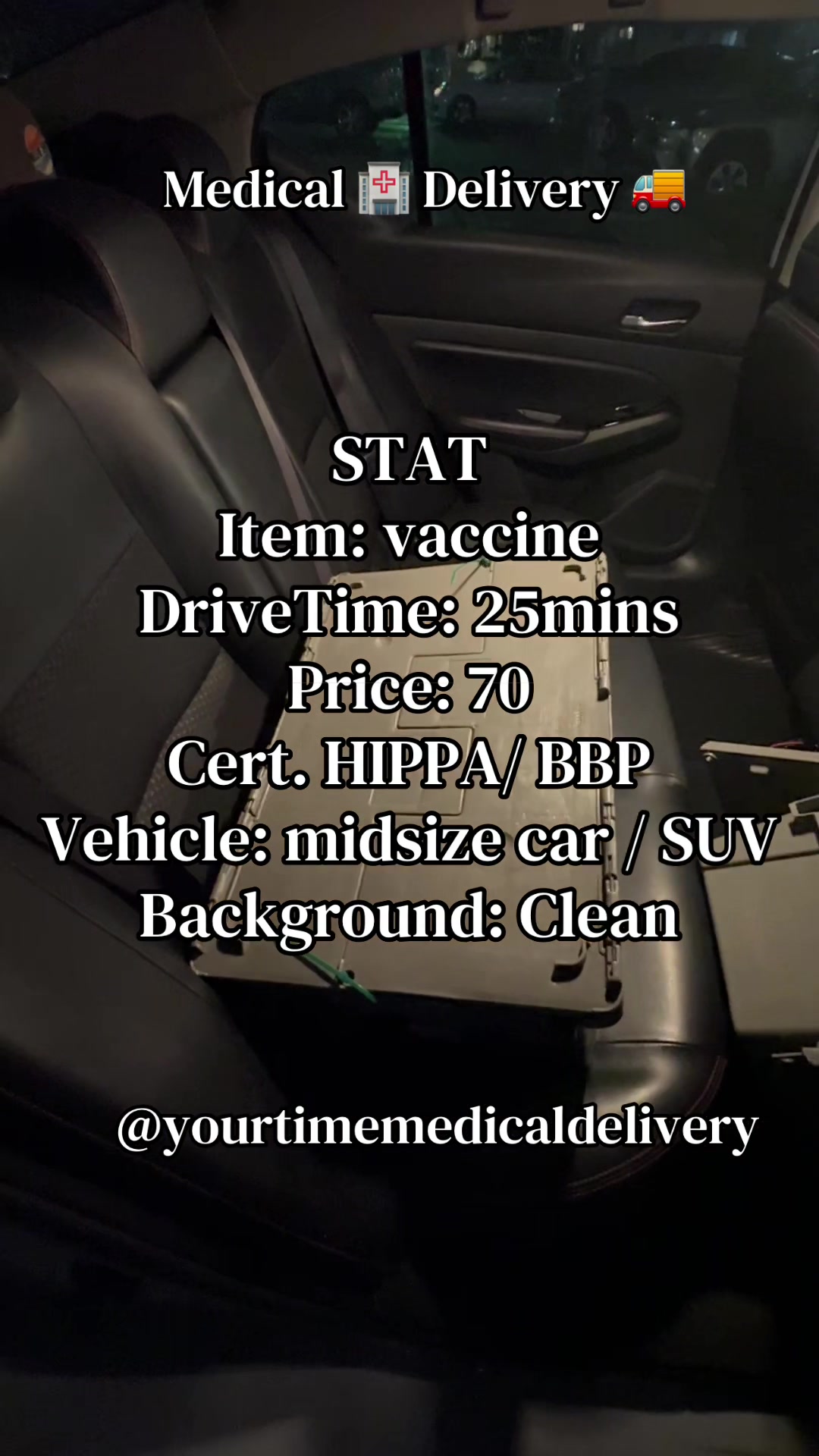 @YOURTIME MEDICAL DELIVERY Mr.E