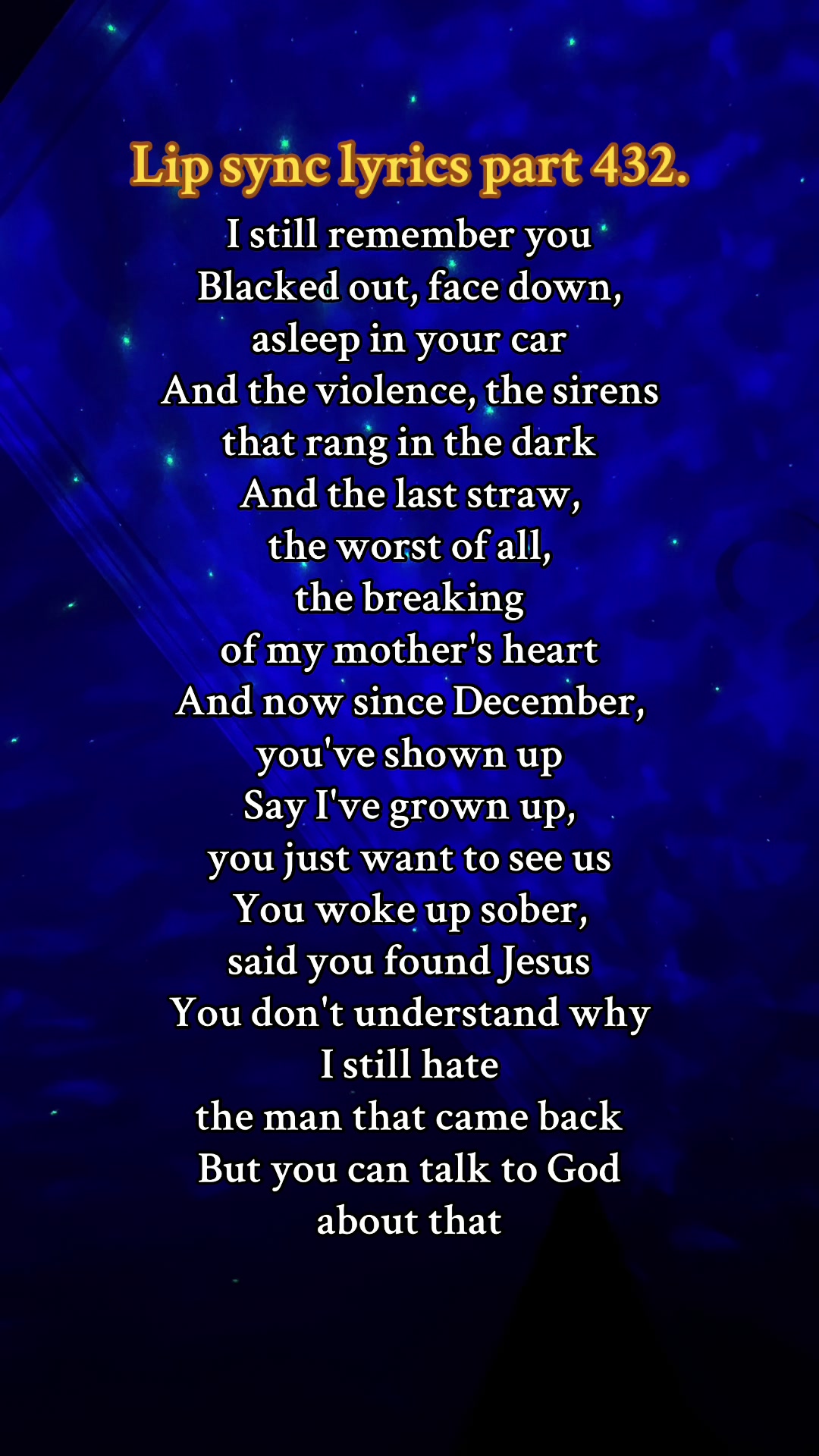 @Lipsync Lyrics & Acting