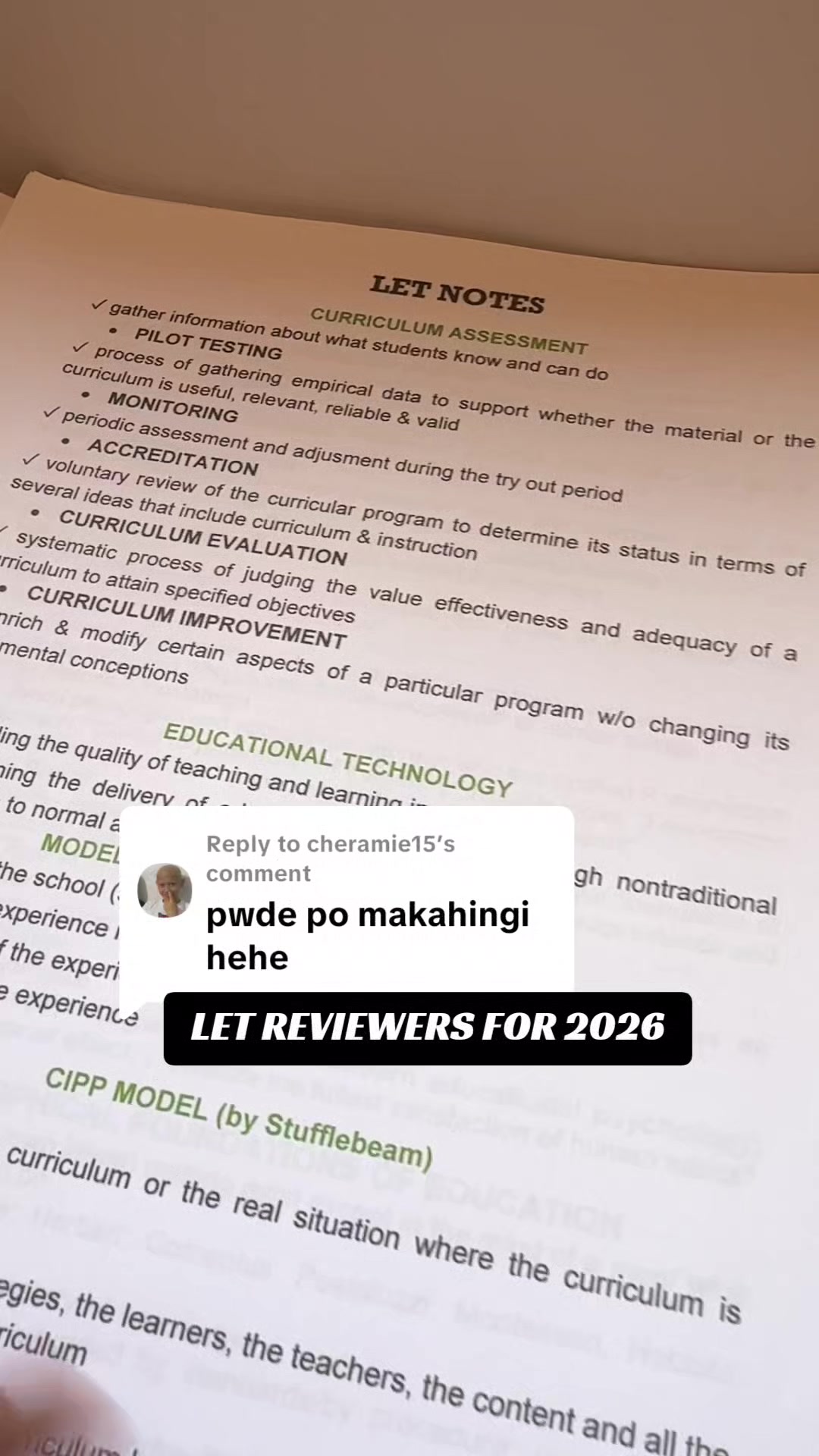 @LPT REVIEWERS 2026👩&zwj;🏫