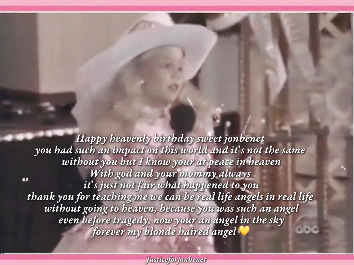@Justiceforjonbenet