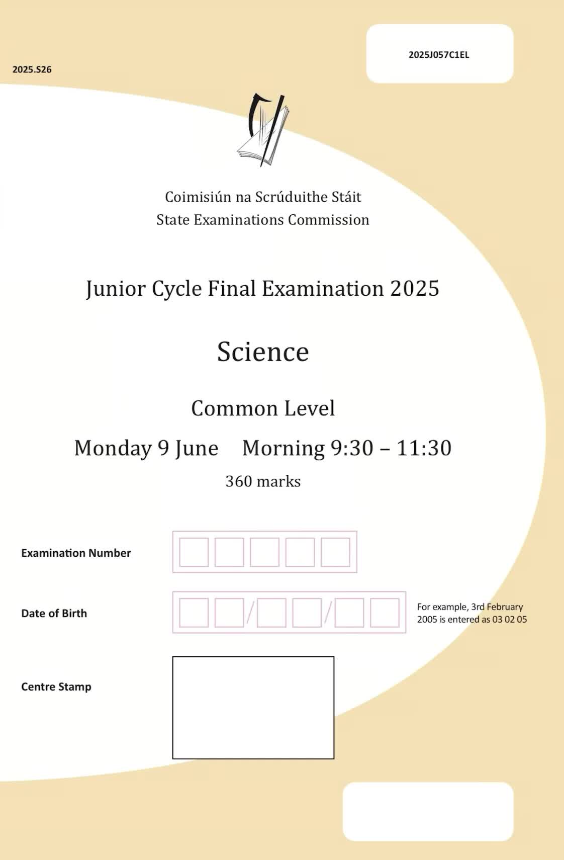 @Junior Cert 2025