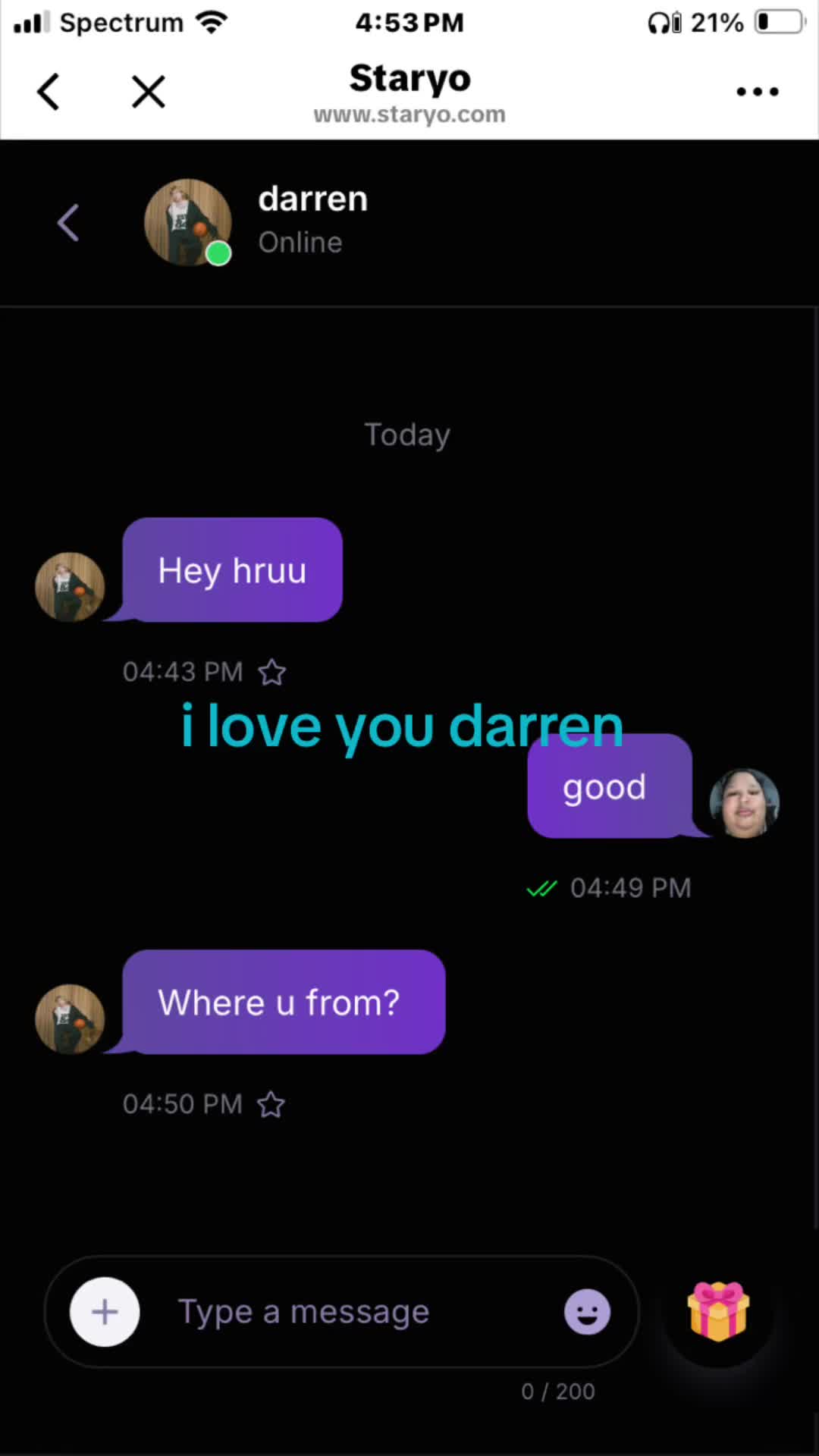 @✭ kaylee loves darren Liang ✭