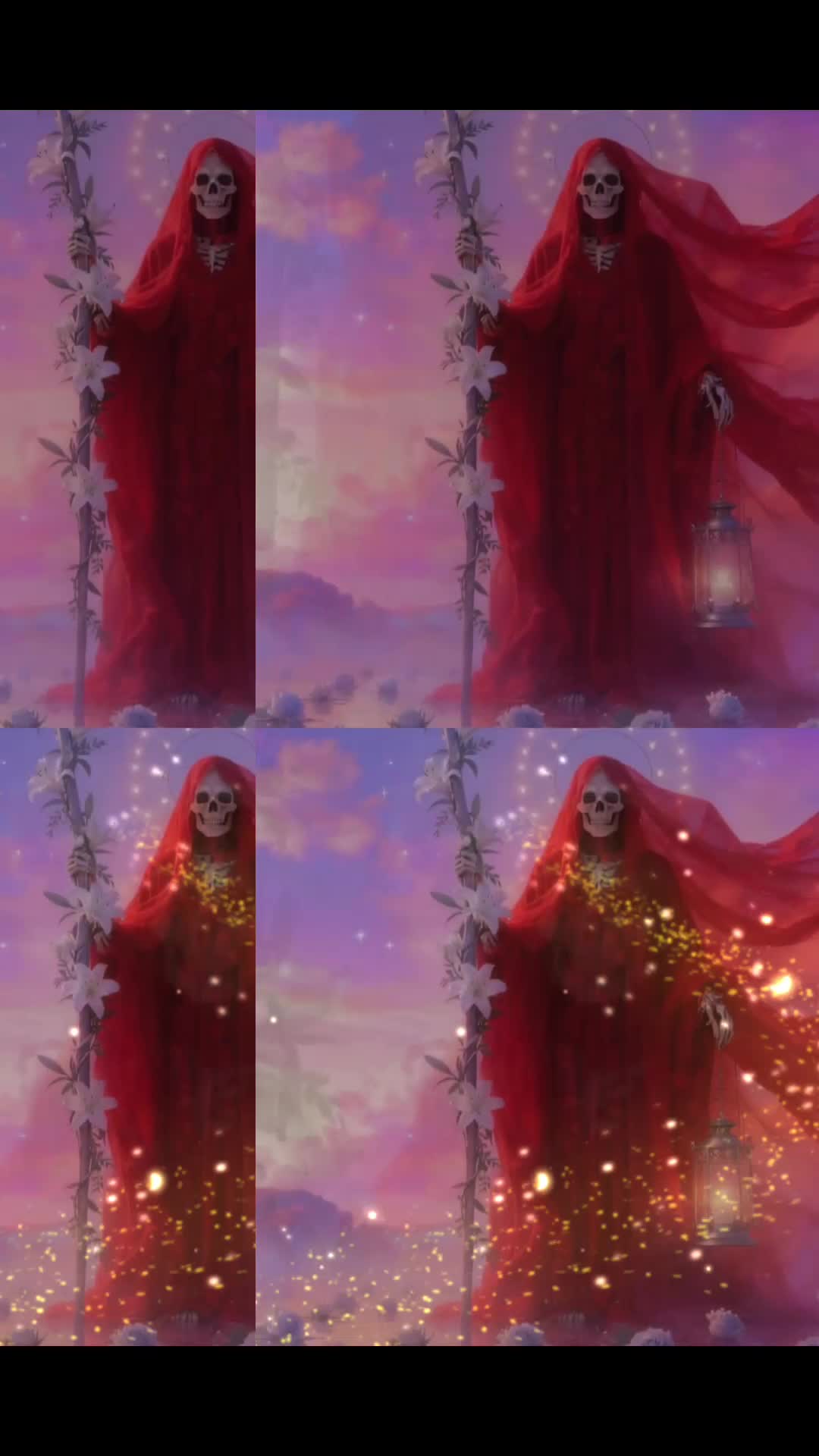 @la niña de la santa muerte
