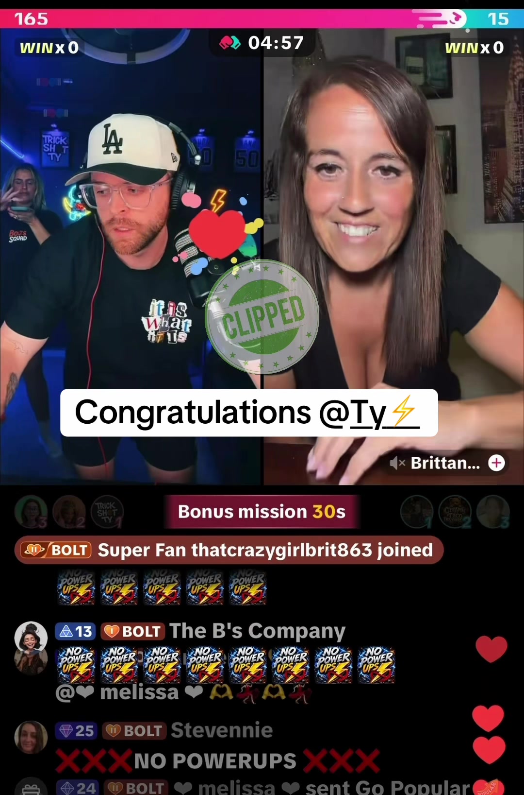 @you got clipped