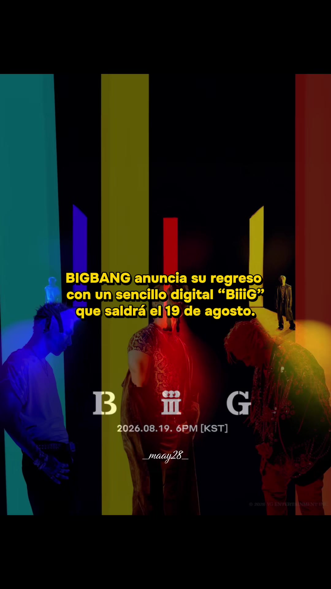 @M A Y is seeing BIGBANG 19/09