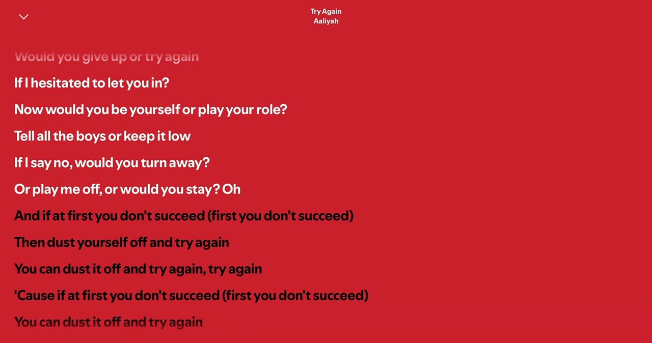 @Spotify Song Lyrics