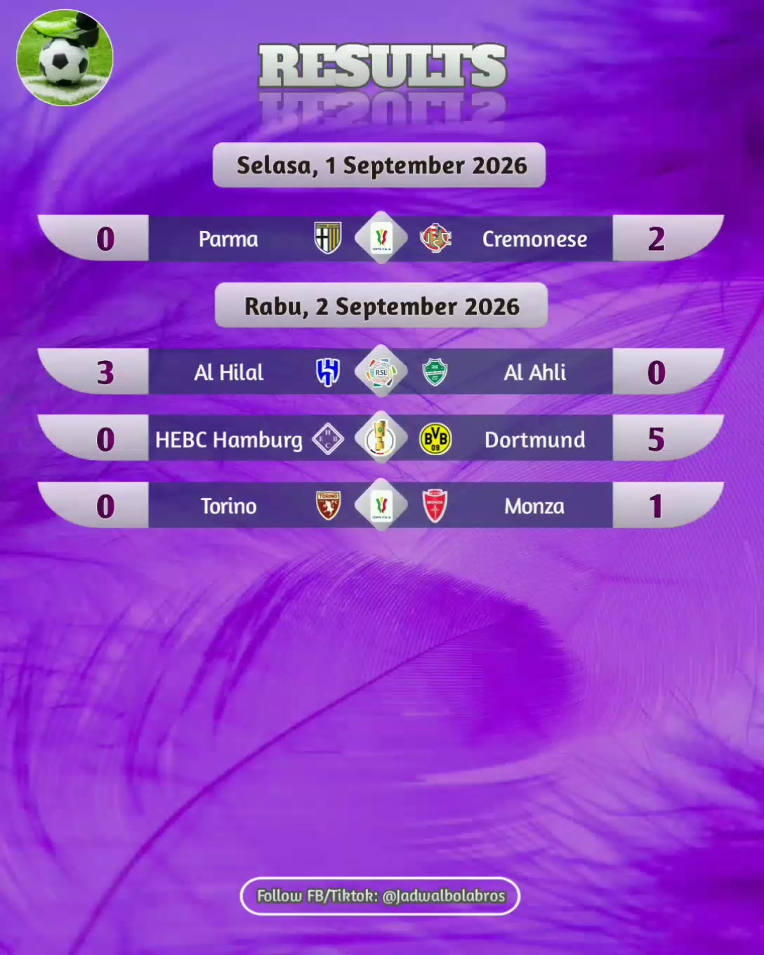 @Jadwal Bola Bros