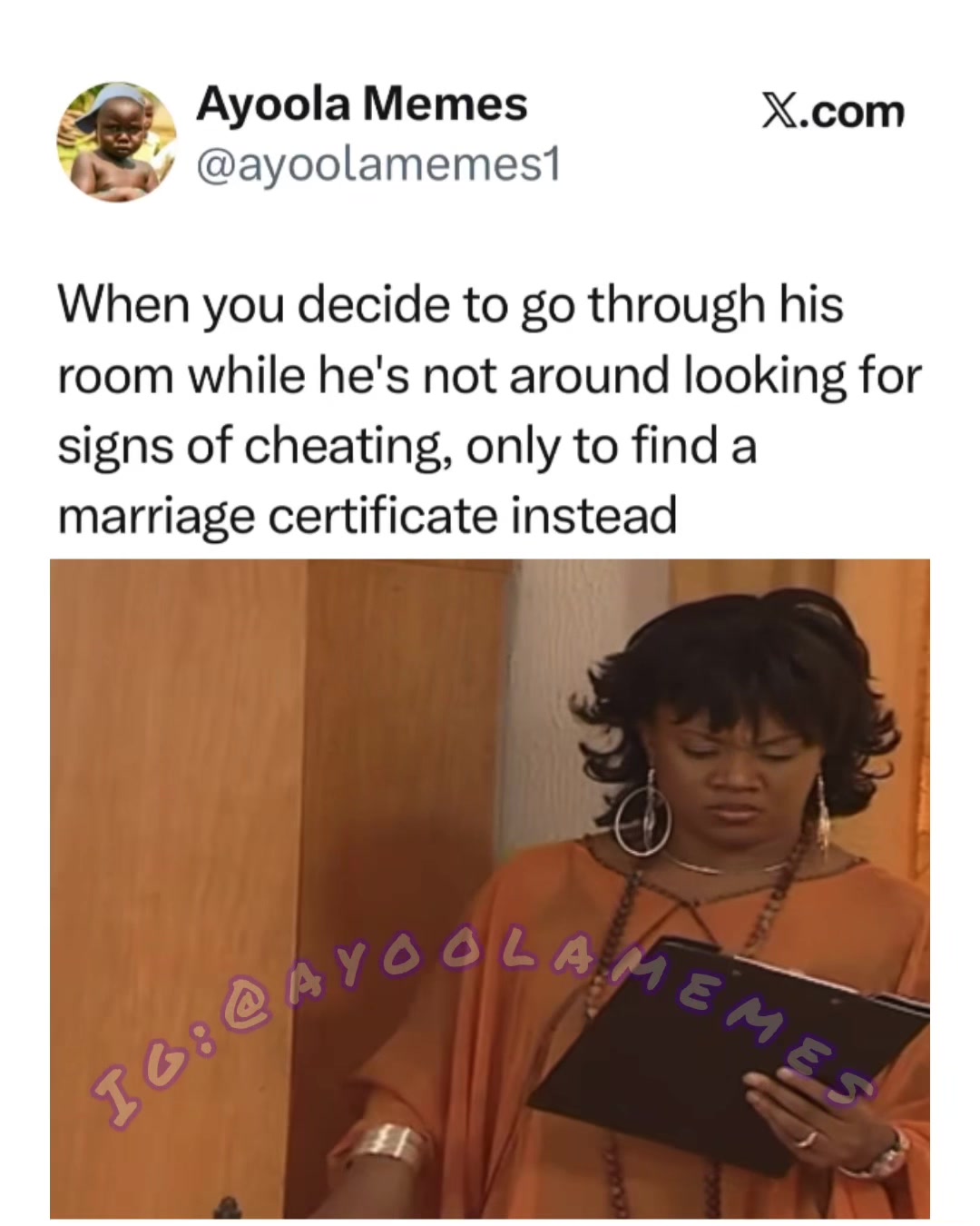 @Ayoola Memes