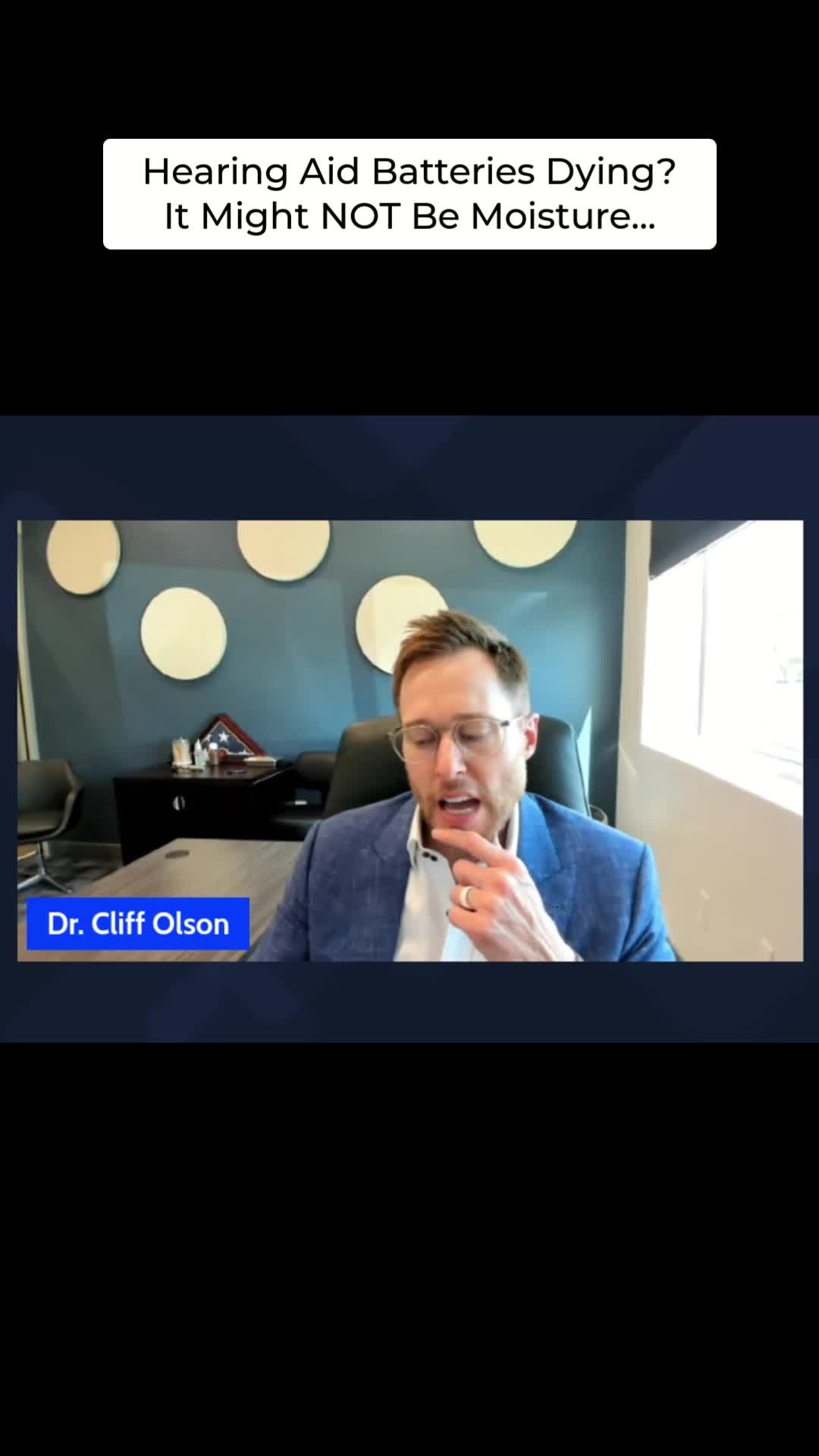 @Dr. Cliff Olson, AuD