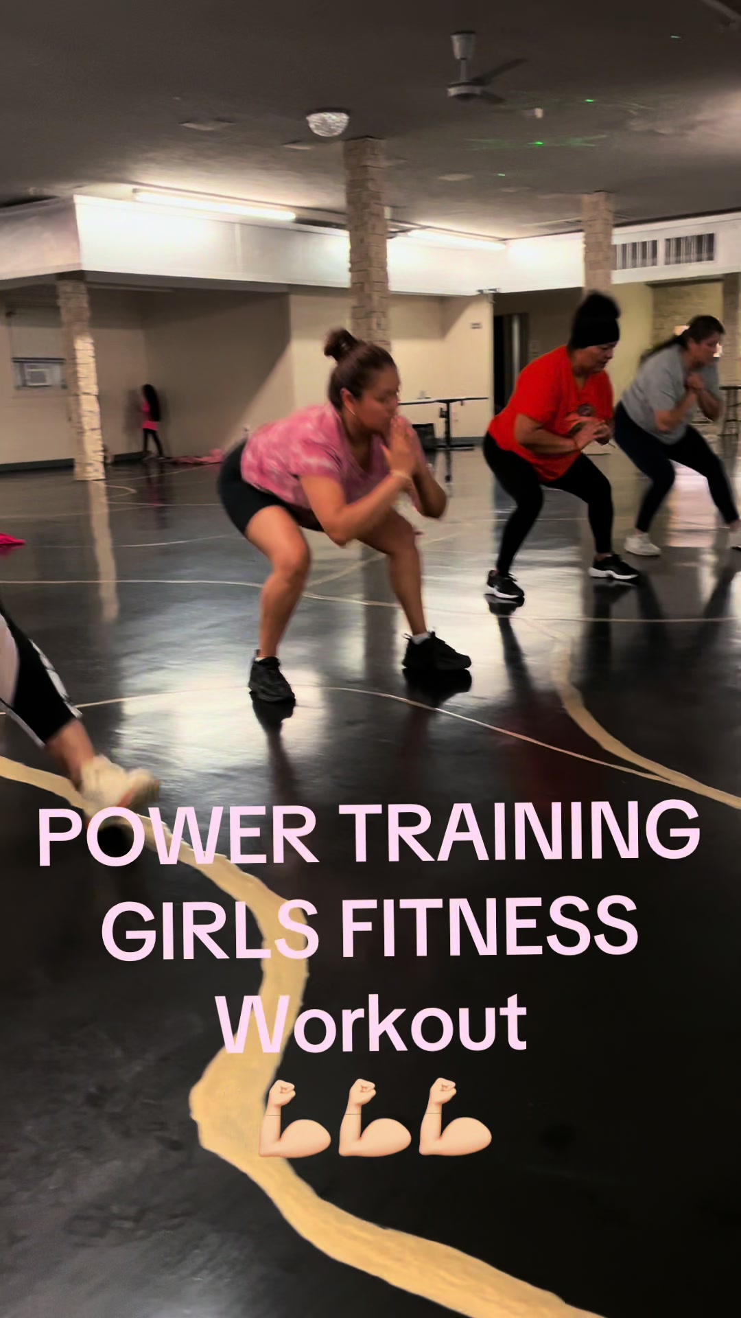 @Power training girls fitness.