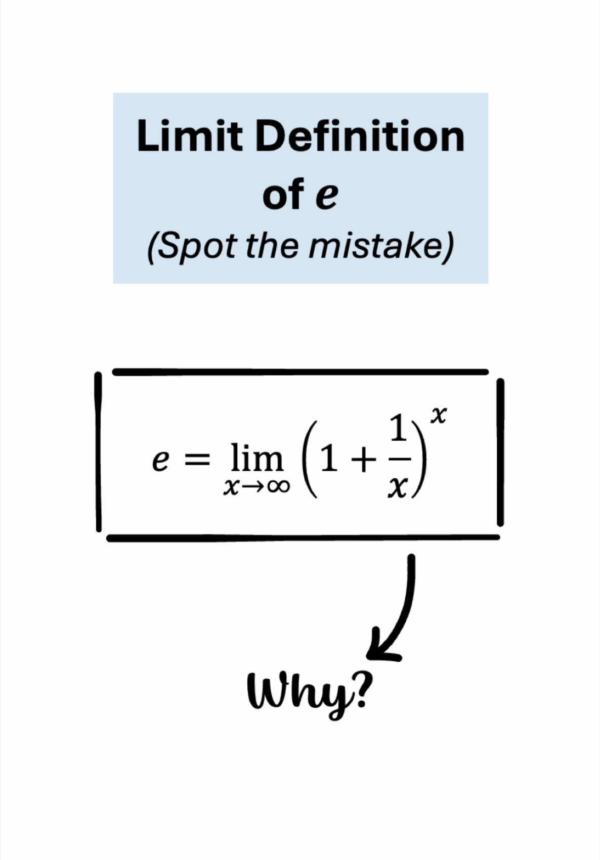 Euler’s number, e, is famously known by | ElectricalMath (@electricalmath)