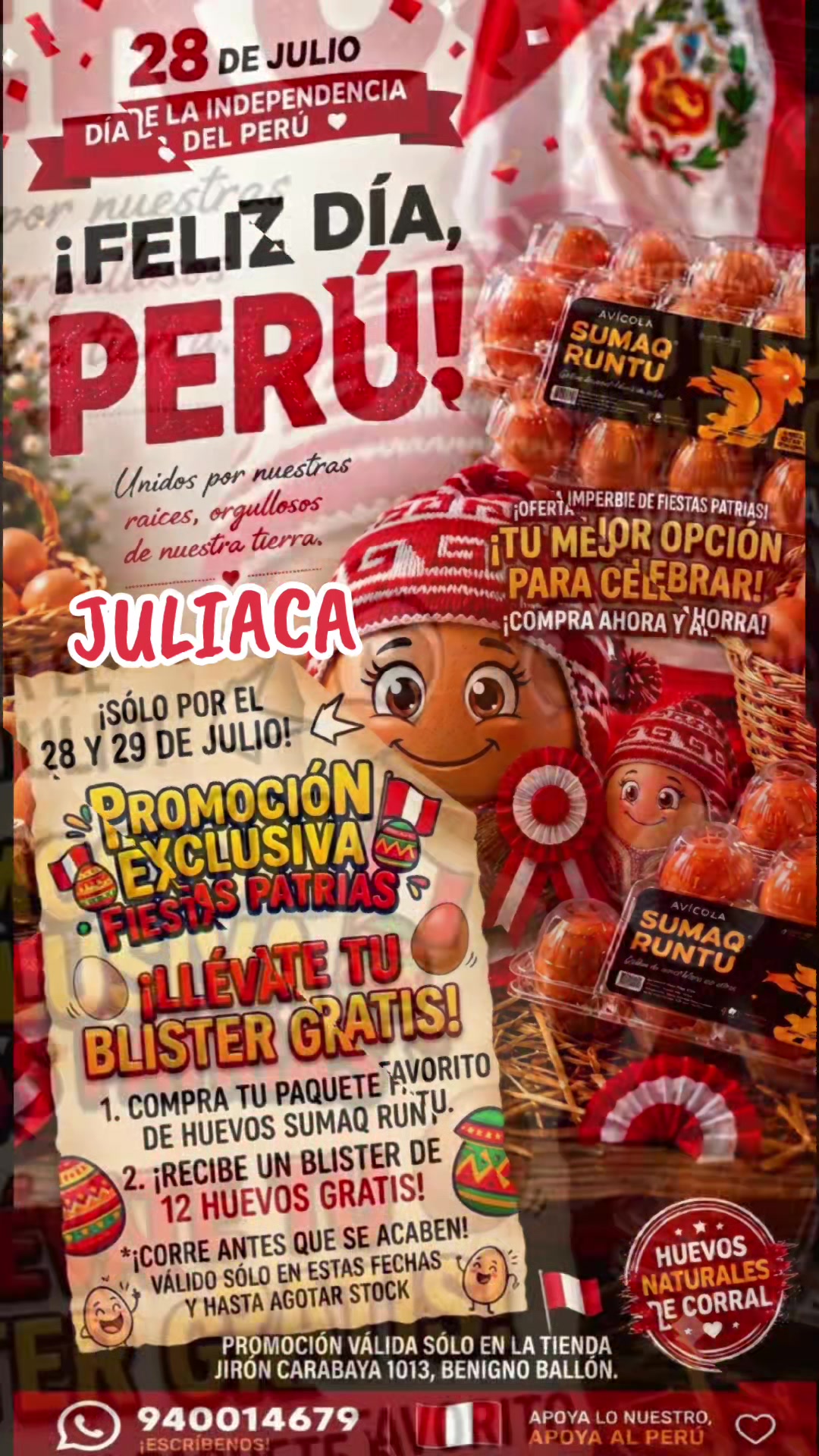 @HUEVOS DE CORRAL JULIACA
