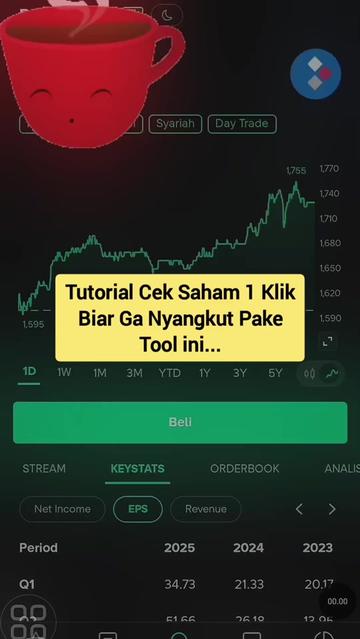 @Tool Saham di Bio Profil