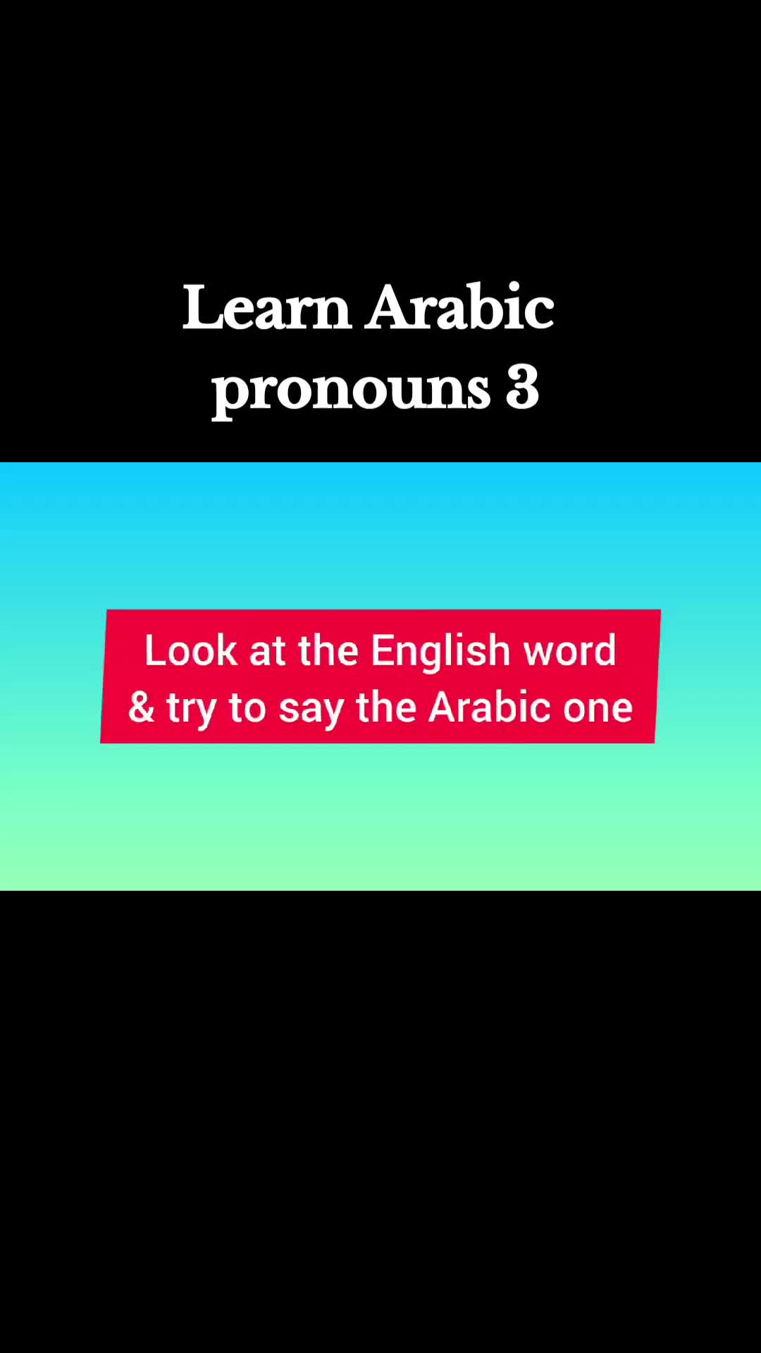 @💚  Learn Arabic 🇵🇸 💚