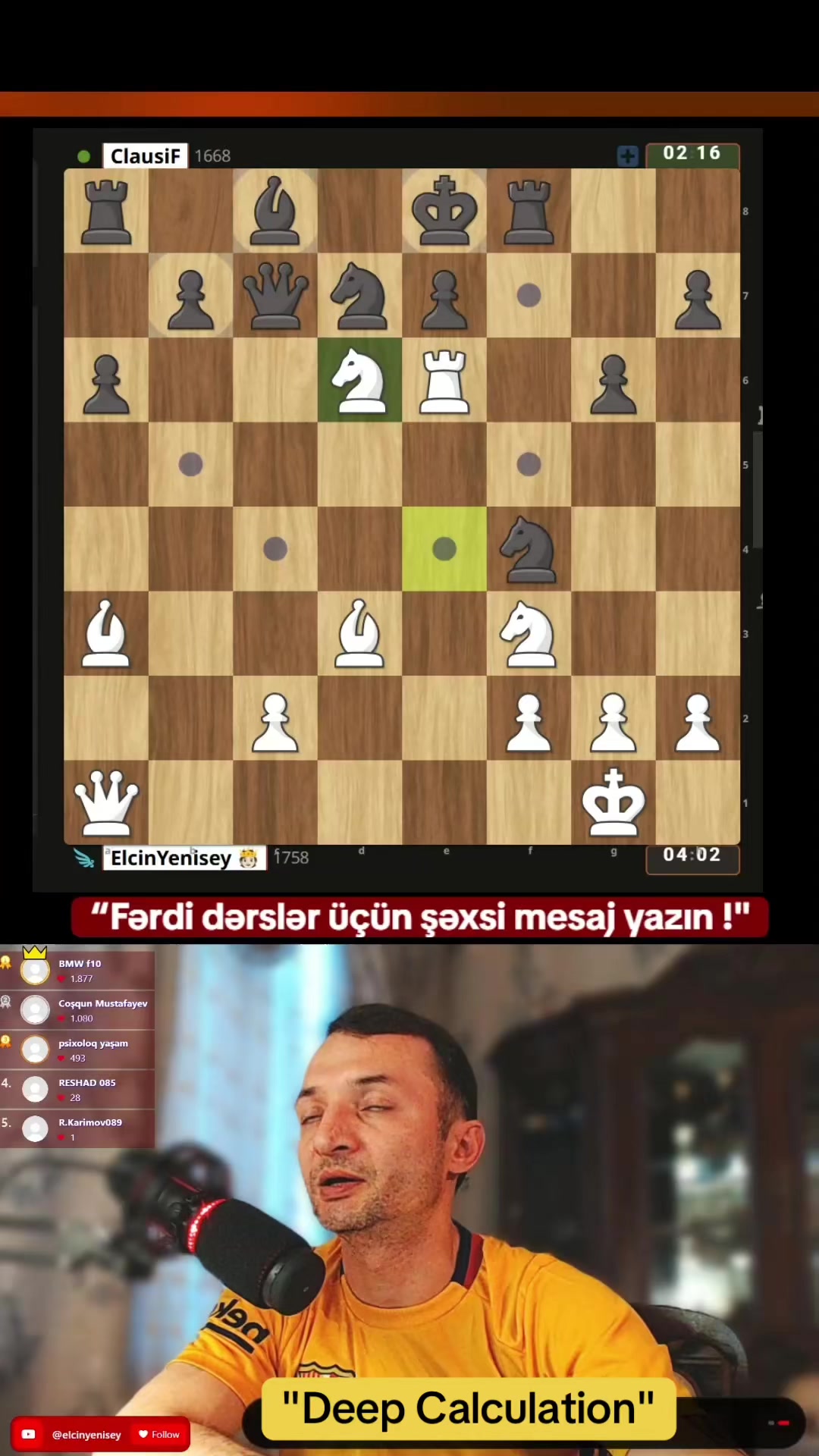 @𝐸𝓁𝒸𝒾𝓃 𝒴𝑒𝓃𝒾𝓈𝑒𝓎 ✅♟️