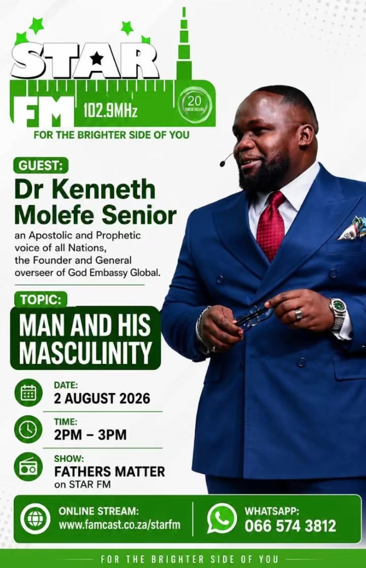 @Dr Kenneth Molefe Senior