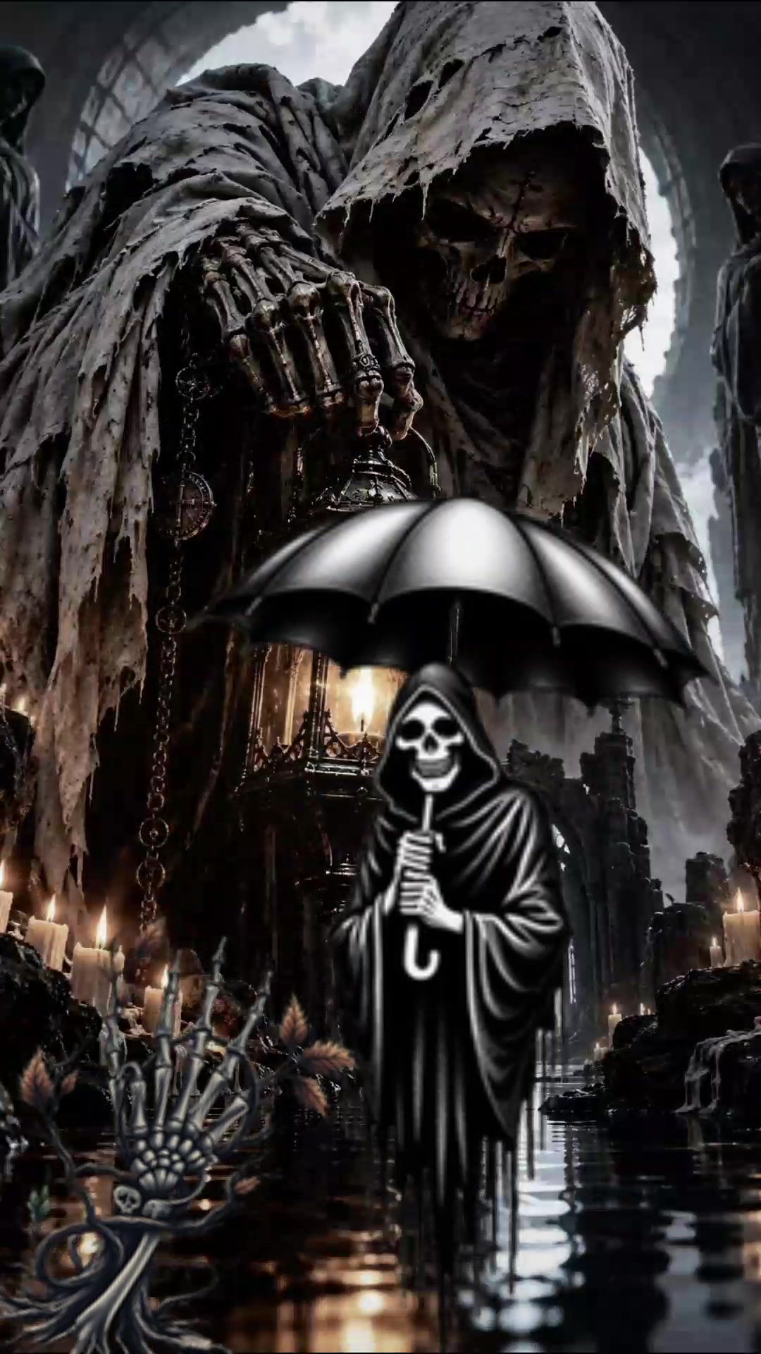 @la niña de la santa muerte