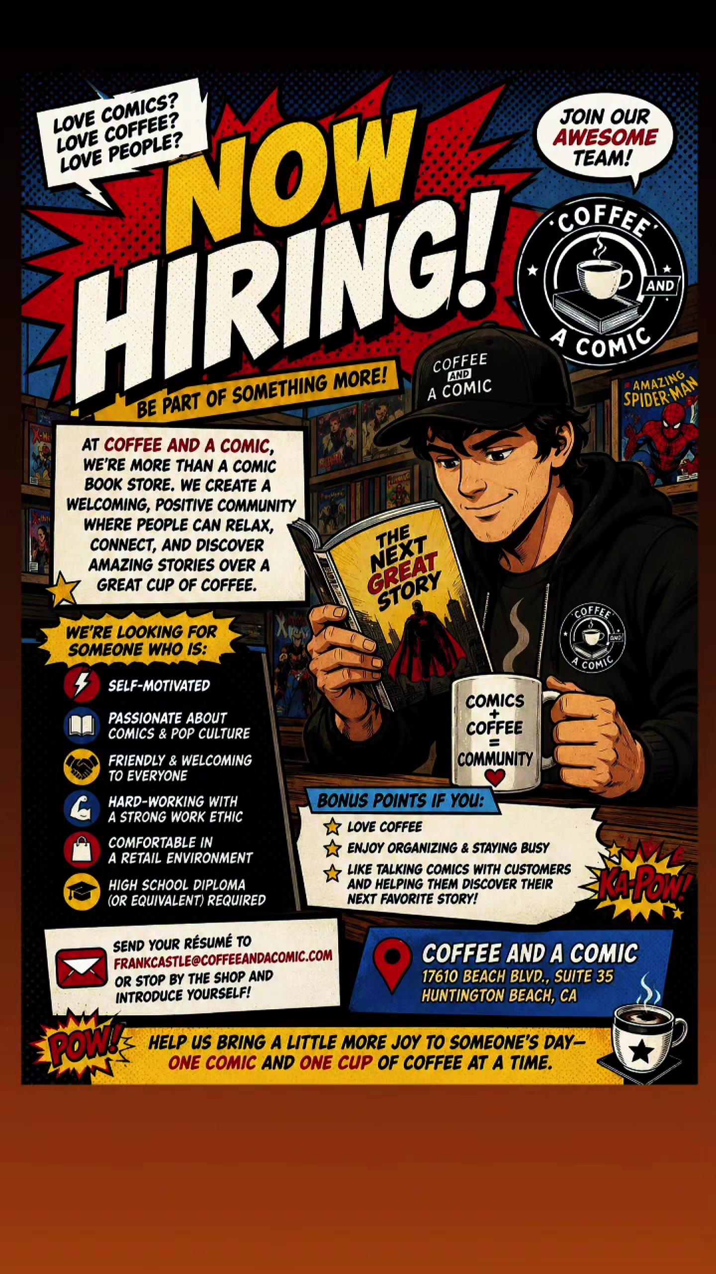 @coffee and a comic