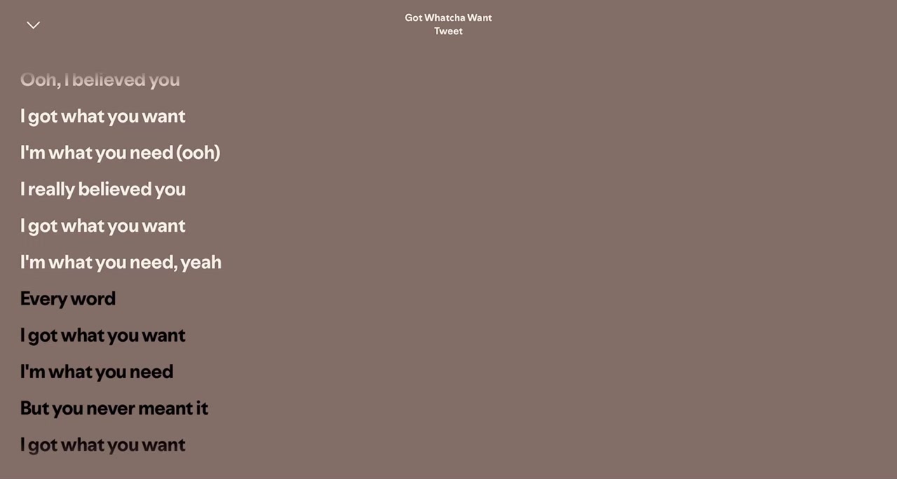 @Spotify Song Lyrics