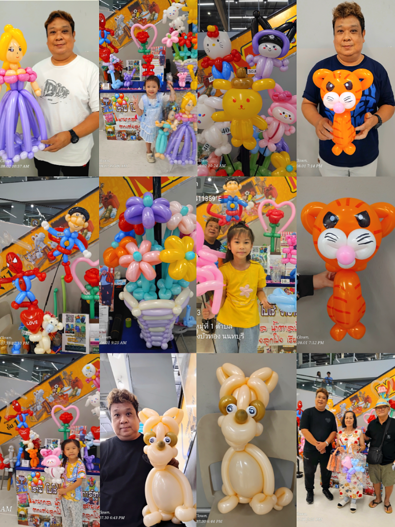 @Max Clown แชมป์บิดลูกโป่ง