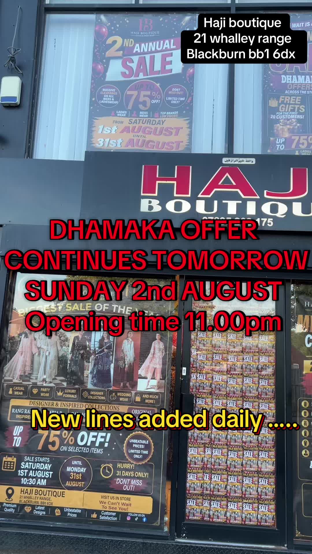 @Haji boutique blackburn